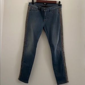 Hudson  Luna Crop Super Skinny Jeans Size 28